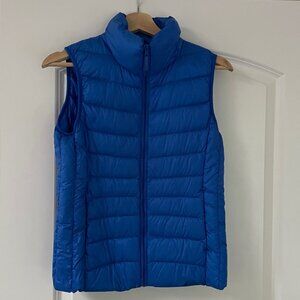 Uniqlo Blue Puffer Vest XS